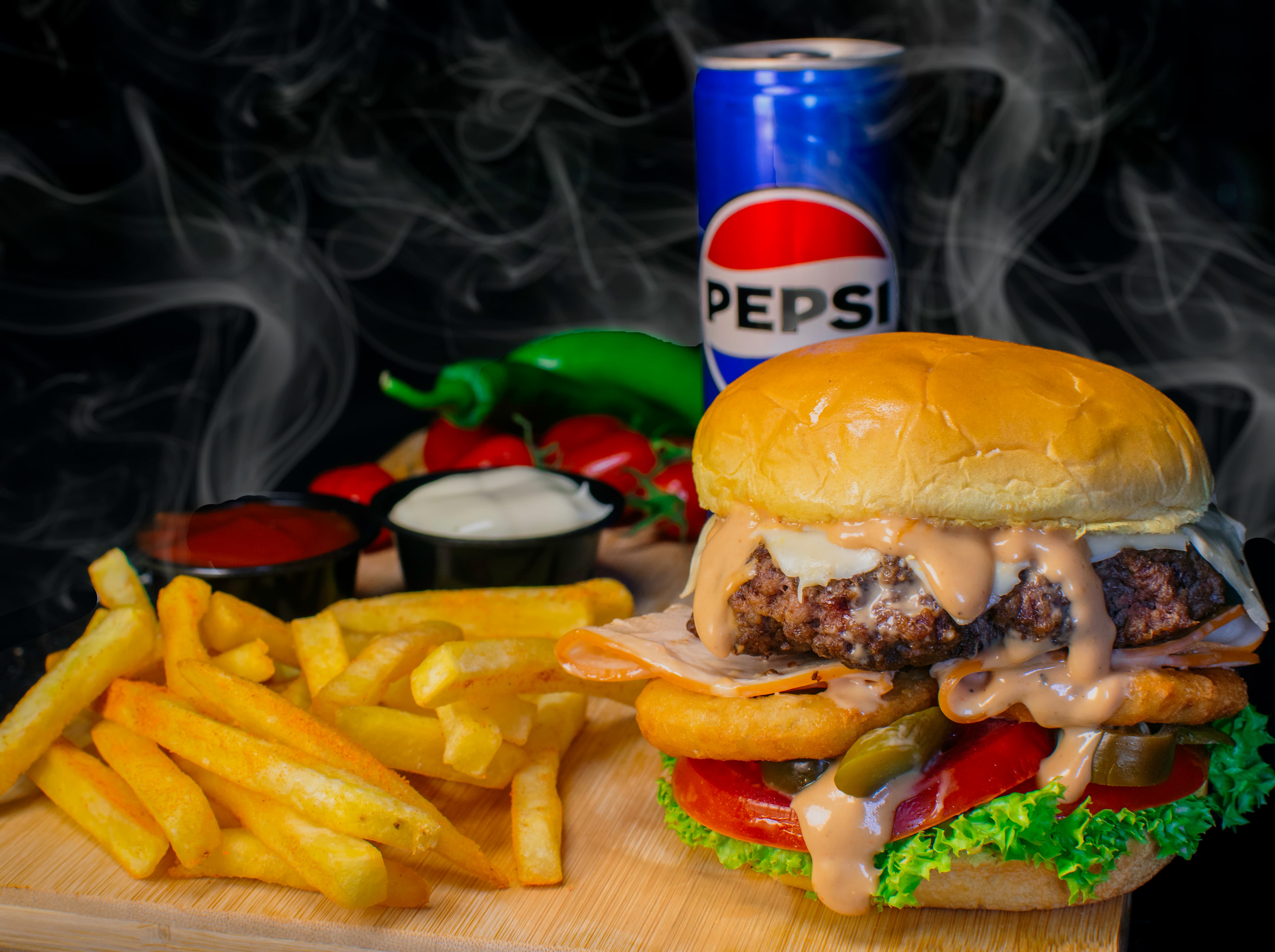 Al Pasha Beef Burger Meal