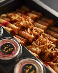 Smoked Chicken Musakhan Rolls